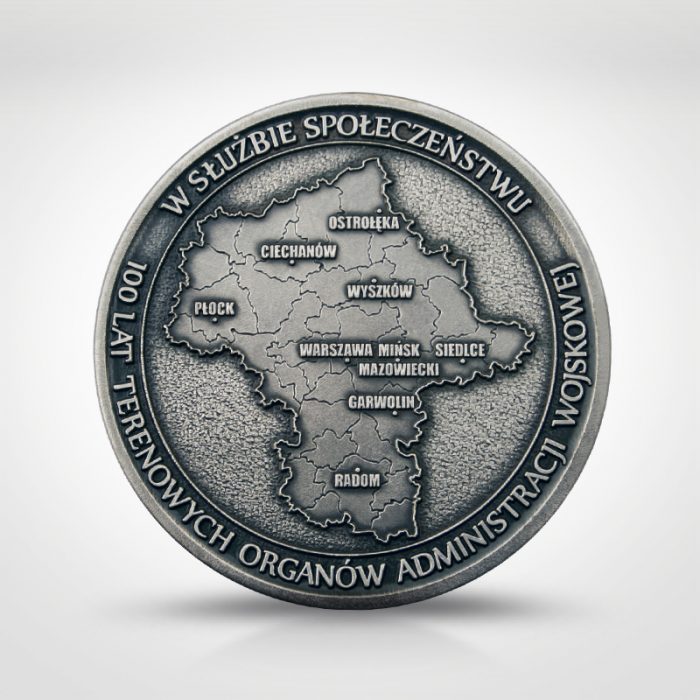 Pamiątki okolicznościowe na zamówienie - 100lat Terenowych Organów Administracji Wojskowej 2