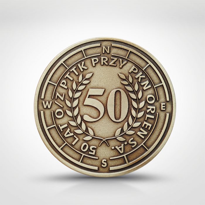 Pamiątka ceremonii - 50 lat oz pttk przy pkn orlen sa