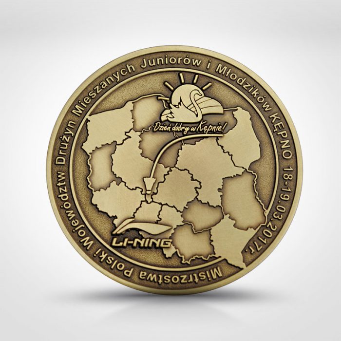 Produkcja odznaczeń - Badminton Kępno 1