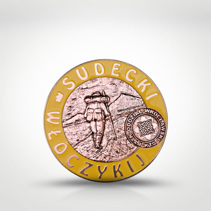 Personalizowany pins - idealny na prezent lub event Sudecki Włóczykij NS
