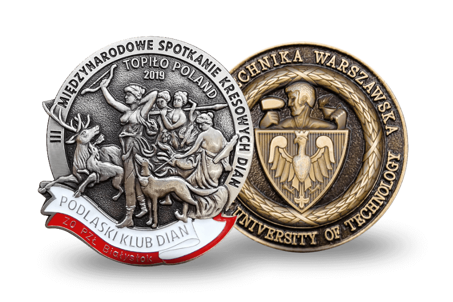 Znaczki tłoczone, znaczki metalowe na zamówienie