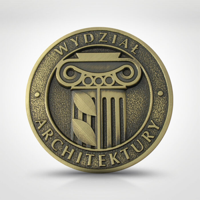 Przypinka z emblematem uczelni - Politechnika Wrocławska (1B)