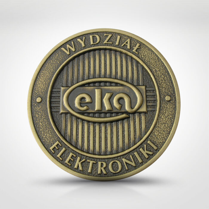 Eleganckie odznaczenie dla absolwentów, pracowników naukowych - Politechnika Wrocławska (1D)