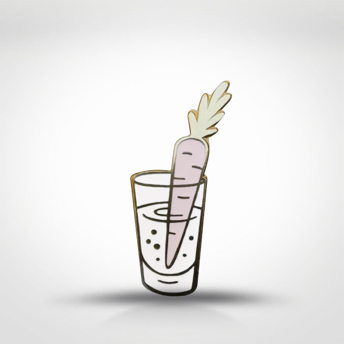 Twój własny pins. Twój styl. Carrot Lover 03