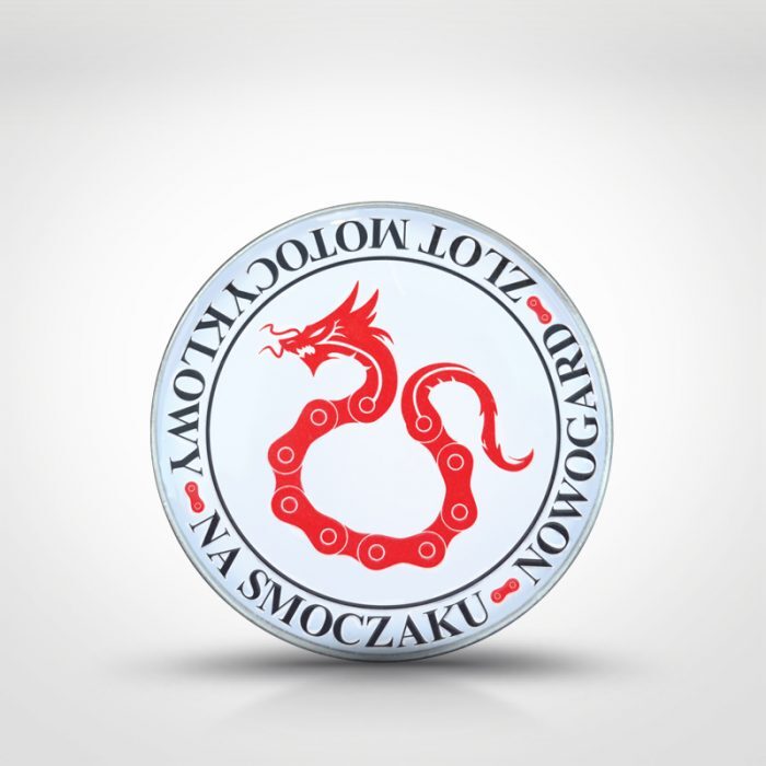 Pins 3d, moto na smoczaku, personalizowane przypinki z własnym nadrukiem